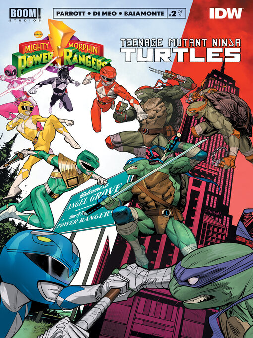 Cover image for Mighty Morphin Power Rangers/Teenage Mutant Ninja Turtles (2019), Issue 2